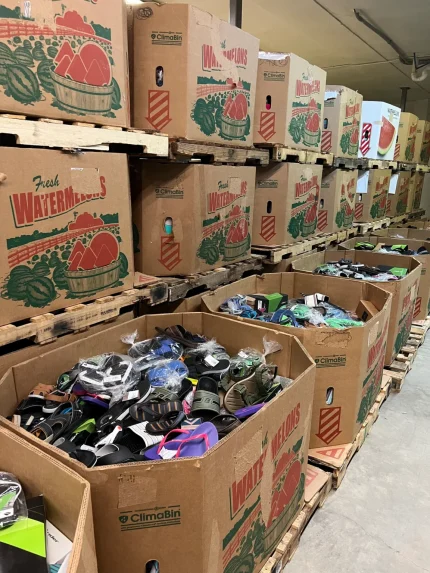 Flip Flops and Sandals Pallets